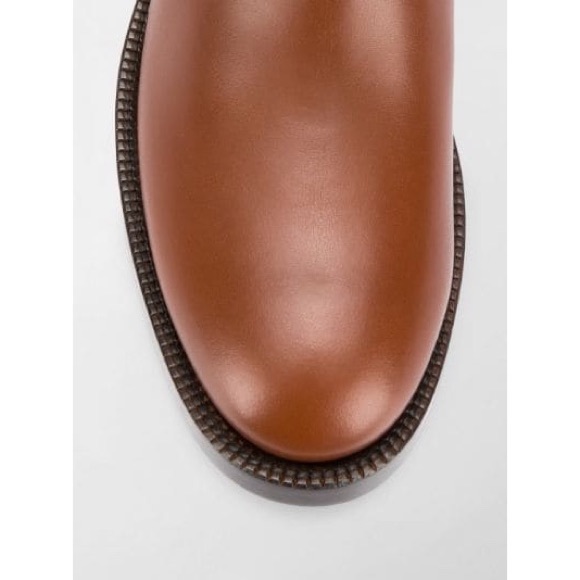 Burberry Tan Redgrave Flat Knee High Boots- Size 37 - Picture 2 of 8